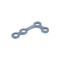 PLACA DCP MAXILO EN L CON PUENTE PARA TORNILLO 1.5 TITANIO