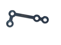 PLACA DCP MAXILO EN L CON PUENTE PARA TORNILLO 1.5 TITANIO